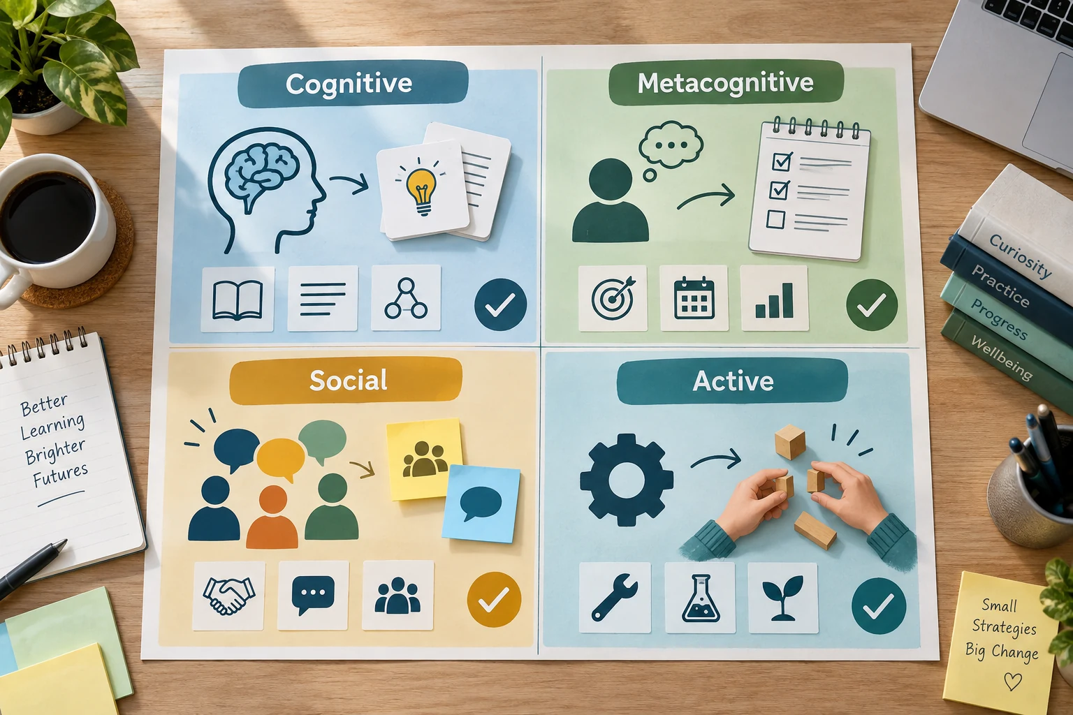 Four categories of learning strategies